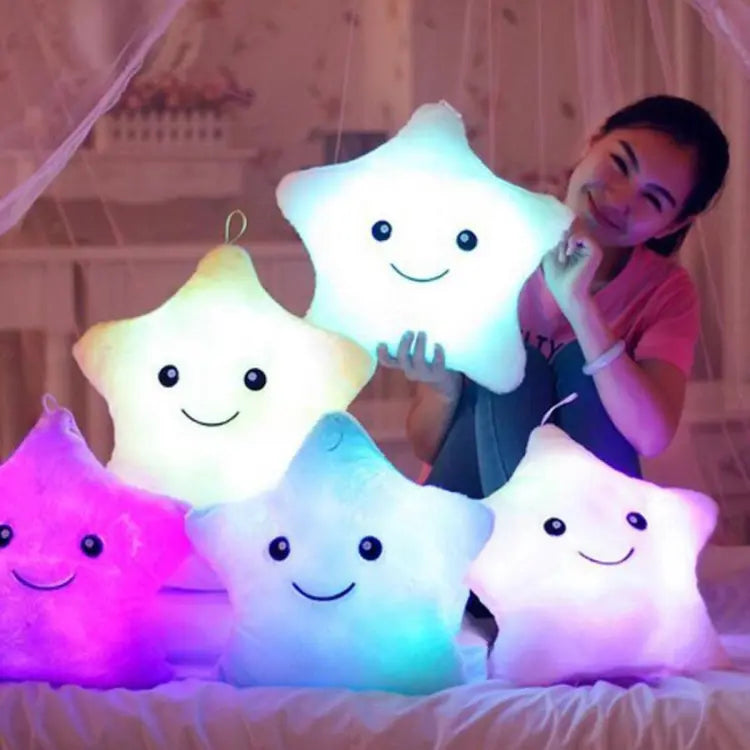 Cute LED Star Shaped Pillow