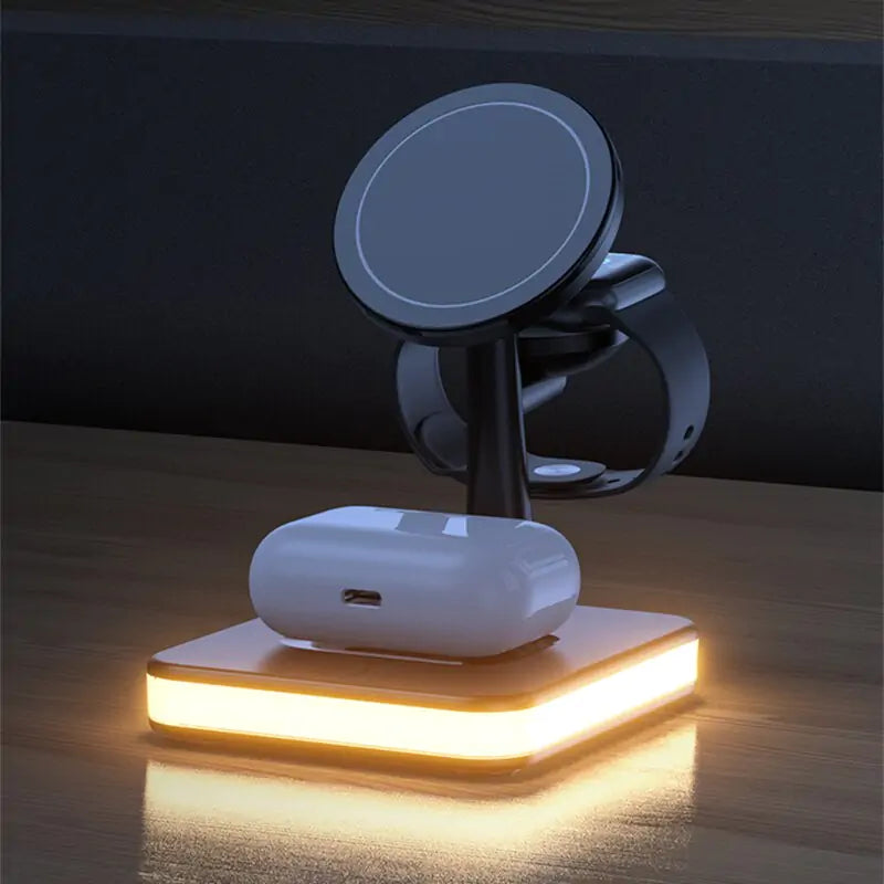 4 in 1 Mag-Safe Glowing Charger Stand