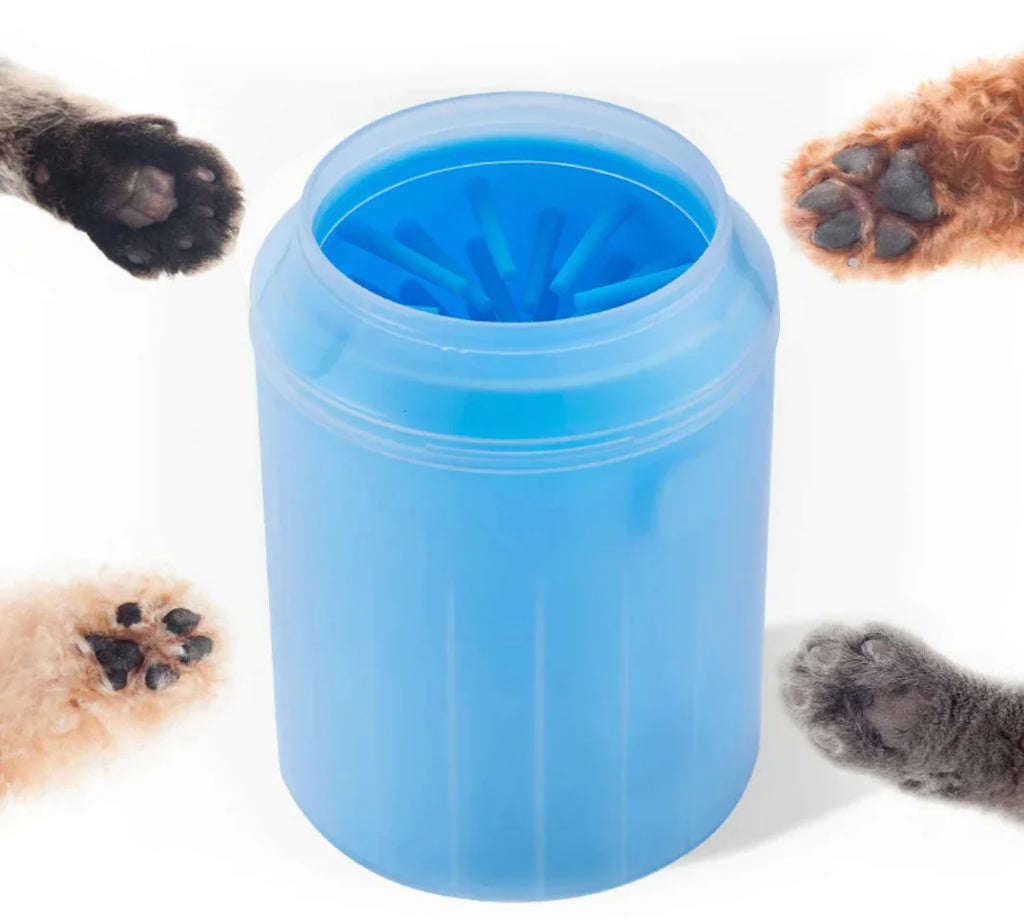 New Dog Paw Cleaner Cup Soft Silicone Combs