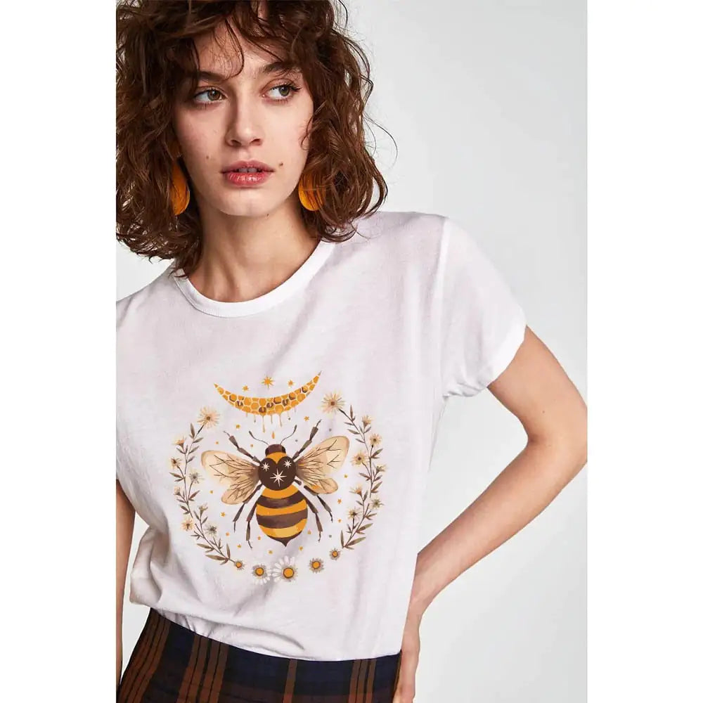 "Bee Caring" Graphic T-Shirt For women