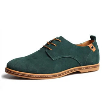 Suede Oxfords Leather Shoes For Men