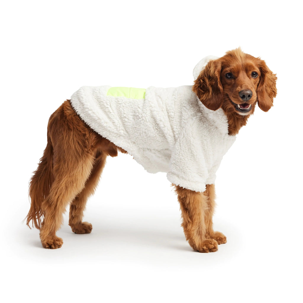 Dog Cozy Hoodie - White