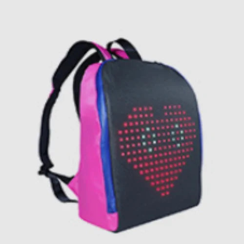 Dynamic LED Display Waterproof Backpack