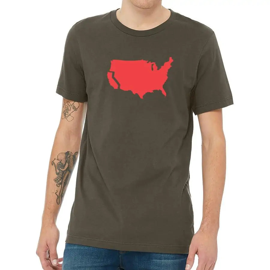 Nation of California T-shirt For Men