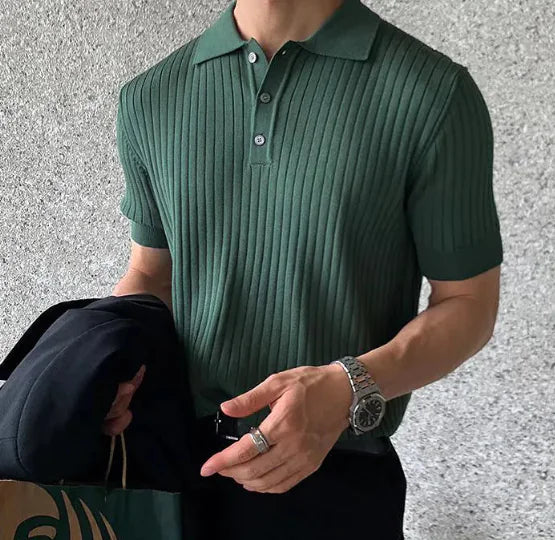 Lined Polo Shirt For Men