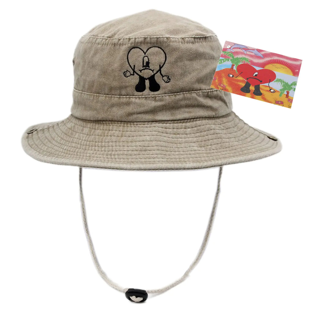 Foldable Cotton Embroidered Bucket Hat Unisex